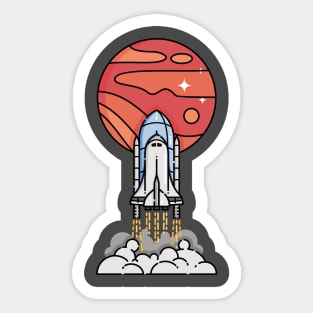 Mars is My New Homeland Sticker